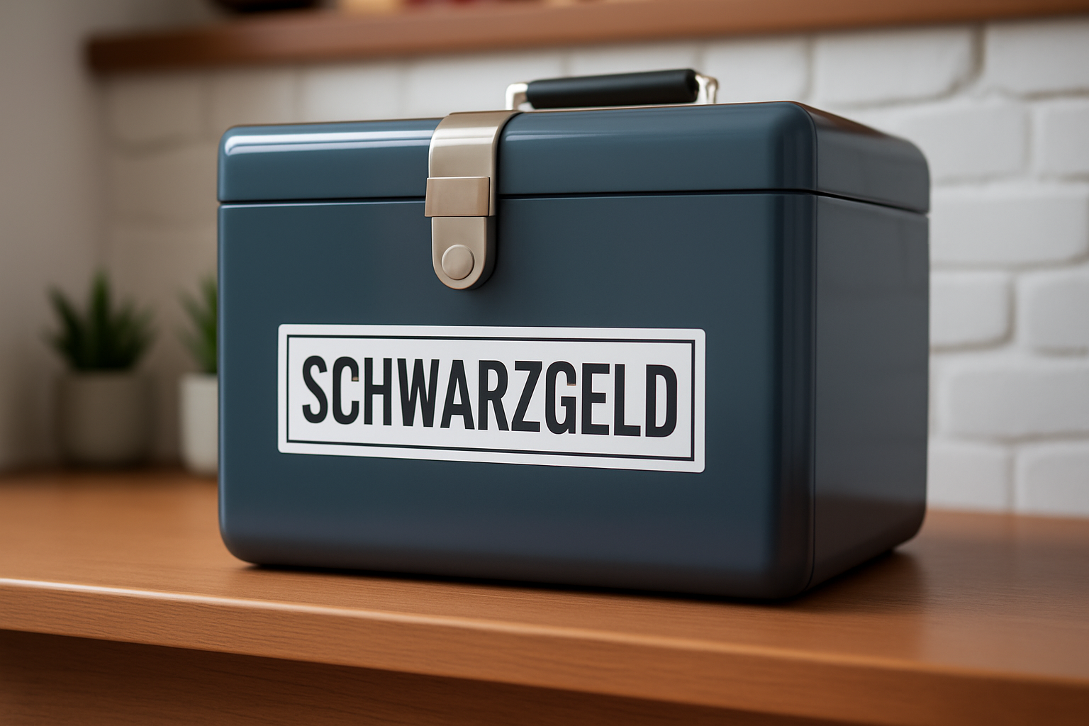 Geldkassette mit Aufschrift "SCHWARZGELD"; Wirtschaftsdetektei aus Nürnberg, Wirtschaftsdetektiv aus Nürnberg, Ermittlungsdienst aus Nürnberg, Wirtschaftsermittler aus Nürnberg